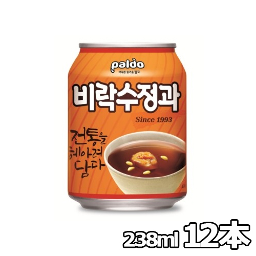 韓国 食品 食材 料理 ジュース GIFT用 ギフト パルド 12缶 Paldo 水正果 スジョンガ 八道 ビラク 238ml 売り出し 高額売筋 送料無料