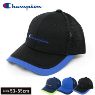 【セール】【メール便不可】Champion キッズトリコット切替メッシュキャップ 帽子 キャンプ アウトドア …
