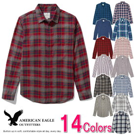 ■送料無料！ アメリカンイーグル メンズ カジュアルシャツ 10色 American Eagleお買い物マラソン 最大 ポイント 24倍 ! ラッピング 無料! あす楽 3980円以上 送料無料 ! メンズ かっこいい プレゼント ギフト にも! 秋物 新作 入荷! 秋冬新作も続々入荷中!