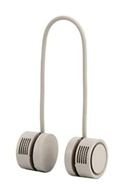 DSN23089BG DANSOON ネックバンドファン ROLLING ライトベージュ 羽根なし 首掛け扇風機 軽量 静音 充電式 携帯 ハンズフリー 小型ポータブルファン 3段階風量 熱中症対策 通勤 通学 スポーツ観戦 アウトドア