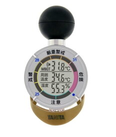 タニタ 黒球式熱中症指数計 熱中アラーム TT-562-NGD｜JIS B 7922:2023 クラス2準拠・NETIS登録・直射日光対応 WBGT計