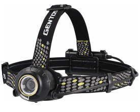 ジェントス LEDヘッドライト HW-G533H｜600ルーメン 高輝度 防塵防滴 IP64 ヘルメット取付対応 充電式＆乾電池両用