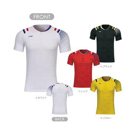 【レビュー投稿やLINE追加でクーポンGET】リーニン バドミントン ウェア LI-NING UNI インターナショナルチームゲームシャツ AAYQ075