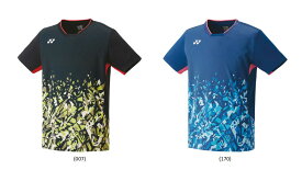 【レビュー投稿でクーポンGET】ヨネックス バドミントン ウェア YONEX MEN ゲームシャツ(フィットスタイル) 10519 2023-24 秋冬カタログ商品