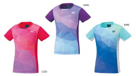 【レビュー投稿やLINE追加でクーポンGET】 ヨネックス バドミントン ウェア YONEX JUNIOR GIRL ゲームシャツ 20739J 2024 春夏カタログ商品