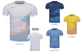 【レビュー投稿でクーポンGET】リーニン バドミントン ウェア LI-NING UNI ゲームシャツ AAYT017 2023年カタログ商品 2023年7月発売予定