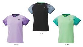 【レビュー投稿やLINE追加でクーポンGET】ヨネックス バドミントン ウェア YONEX JUNIOR GIRL ゲームシャツ 20816J 2025SS 2025春夏カタログ商品