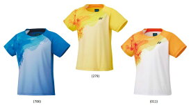 【レビュー投稿やLINE追加でクーポンGET】ヨネックス バドミントン ウェア YONEX JUNIOR GIRL ゲームシャツ 20817J 2025SS 2025春夏カタログ商品