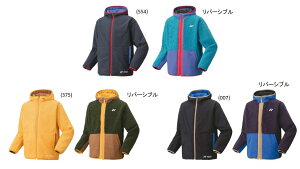 【レビュー投稿やLINE追加でクーポンGET】ヨネックス バドミントン ウェア YONEX UNI ボアリバーシブルパーカー 90089 2024-25 秋冬カタログ商品