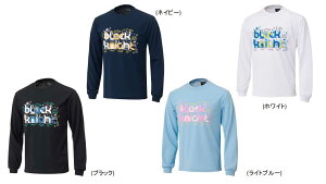 【レビュー投稿やLINE追加でクーポンGET】ブラックナイト バドミントン ウェア black knight UNI ロングTシャツ T-4202U 2024-25 秋冬カタログ商品