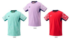 【レビュー投稿やLINE追加でクーポンGET】ヨネックス バドミントン ウェア YONEX MEN ゲームシャツ 10644 中国代表着用モデル 2025-26FW 2025-26秋冬カタログ商品