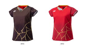 【レビュー投稿やLINE追加でクーポンGET】ヨネックス バドミントン ウェア YONEX WOMEN ゲームシャツ(フィットシャツ) 20962 日本代表着用モデル 2025-26FW 2025-26秋冬カタログ商品