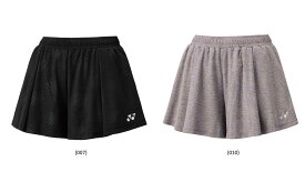 【レビュー投稿やLINE追加でクーポンGET】ヨネックス バドミントン ウェア YONEX WOMEN ショートパンツ 25109 2025SS 2025春夏カタログ商品