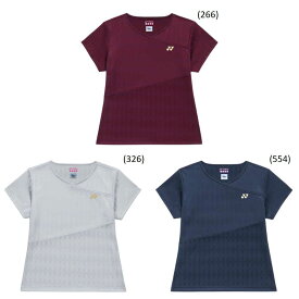 【レビュー投稿やLINE追加でクーポンGET】 ヨネックス ソフトテニス テニス ウェア YONEX WOMEN ゲームシャツ 20973 2026-27FW 2026-27秋冬カタログ商品