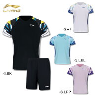 【レビュー投稿やLINE追加でクーポンGET】リーニン バドミントン ウェア LI-NING JUNIOR ゲームシャツ+ハ…
