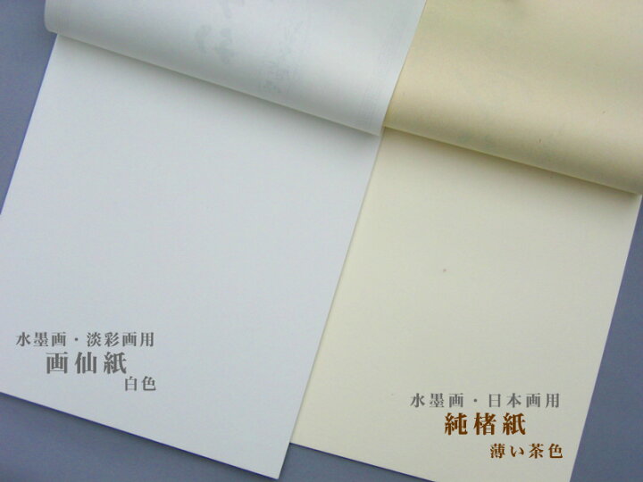 楽天市場】水墨画用紙 純楮紙箋 F6号判(20枚綴り) : 書道用品の筆匠庵