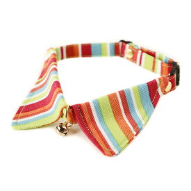 【楽天1位】 猫 首輪 襟 エリ 安全 セーフティバックル付 猫用首輪 かわいい おしゃれ コットン ハゲにくい 【猫雑貨招福】
