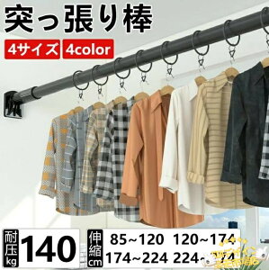 �y�S�i2�_��5%OFF�z�˂�����_ ���� 85cm 274cm �ω׏d140kg �������s�v �L�k�_ �n���K�[���b�N ������ �J�[�e�� �Ԏd�؂� ���̂ق��� �h�����s�v �������� ���󕨊��� �z�c���� ���� ���O ���ߊ�