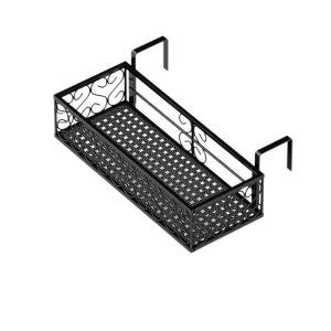 【今月31日までにご注文で5%割引!】ベランダ プランター 花台 プラントホルダー おしゃれ 吊り下げ 植木鉢 引っ掛け プランター棚 植木鉢スタン フック付きの鉄製 ド フック幅可調整 レー