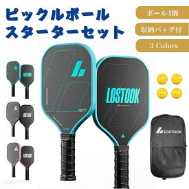 ピックルボール パドル セット 軽量 ラケット 家族 カップル アウトドア レジャー スポーツ トレーニング フィットネス 耐久性 練習用 初心者 収納バッグ付き ボール