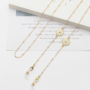 【送料無料】【即納】 マスクチェーン レディース マスクストラップ 雛菊 合金 メガネチェーン イヤホンチェーン 首掛け マスク保管 マスクストラップ ブルートゥース イヤホン保管 おしゃ