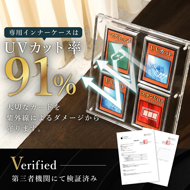 楽天市場】【UV91%カット】アクリル本舗 マグネット ローダー 4連 