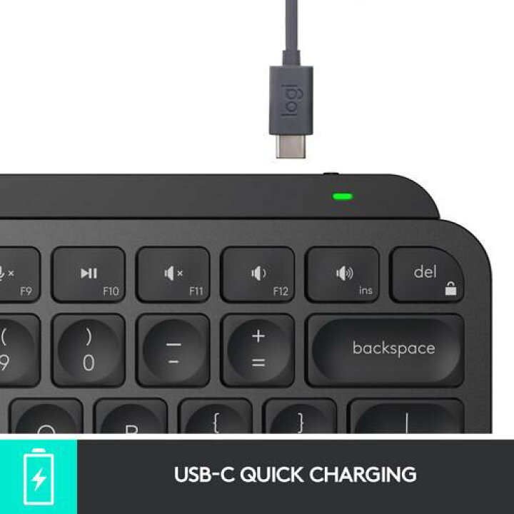 楽天市場】US配列 Logitech MX KEYS MINI ブラック パールグレー 