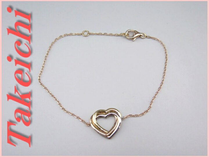 楽天市場】【カルティエ】750YG/WG/PG☆ブレスレット トリニティ  