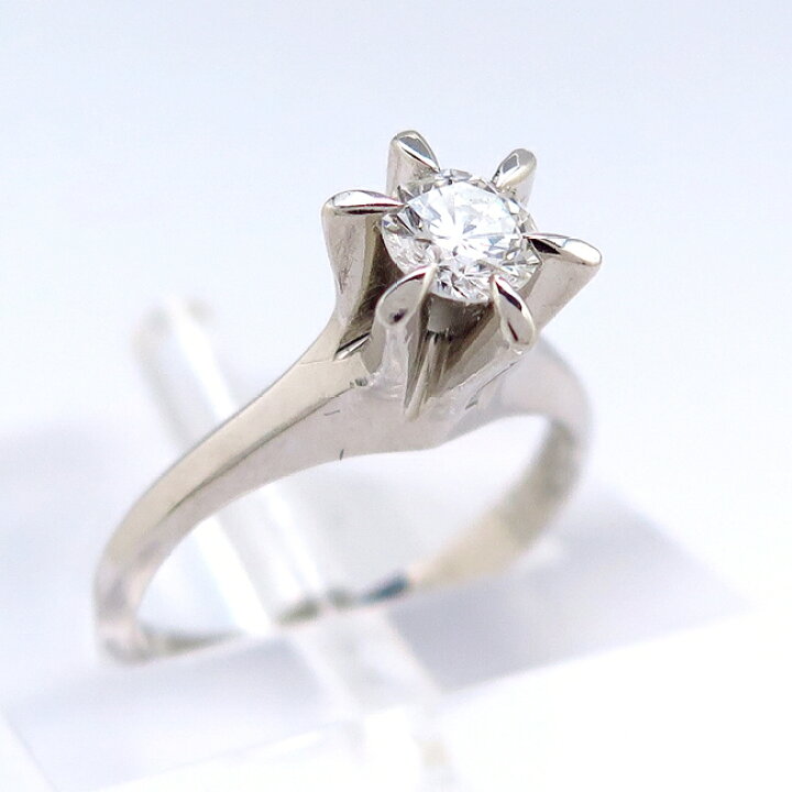 PT ダイヤモンド リング 0.387CT F VS2 VG 