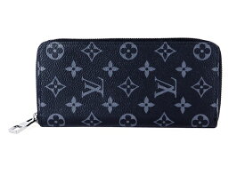 【ルイ・ヴィトン/LOUIS VUITTON】ヴェルティカル★モノグラム エクリプス長財布 ジッピーウォレット M62295 ギフト【中古】/b10021864