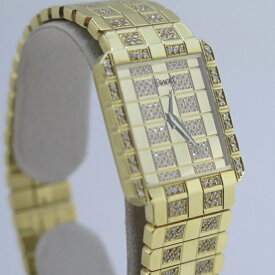 【PLAGET/ピアジェ 】腕時計 watch 手巻き K18 YG ダイヤモンド 91577C577 中古/10025249