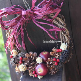 楽天市場 クリスマスリース 玄関 外の通販