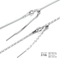 【25%OFF】ネックレス スライドチェーン スライド レディース メンズ サージカルステンレス 316L スライ…