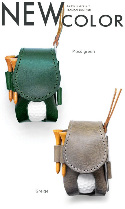 ヌメ革 ゴルフボールホルダー ゴルフ 景品 レディース ホルダー ボールケース ポーチ ボール グリーンフォーク 収納ケース メンズ ケース 日本製 本革 コンペ