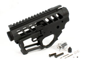EMG(IRON AIRSOFT)IRON AIRSOFT �����}���CM4A1 MWS �K�X�u���[�o�b�N�V���[�Y�Ή� F1 FIREARMS UDR-15 3G�^�C�v���V�[�o�[�Z�b�g �u���b�N