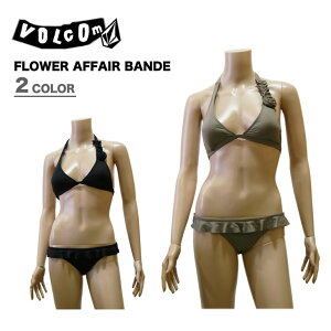 VOLCOM ���f�B�[�X ���f�B�[�X �{���R�� ���� FLOWER AFFAIR BANDEAU & RUFFLE WAIST FULL �e2�F �y���[���֑Ή��z�y���������Z�[���z