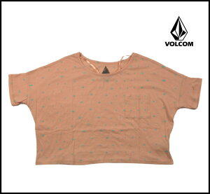 VOLCOM �{���R�� ���f�B�[�X ���� T�V���c ROTDOT CROP TEE �T�C�YS : PET �y���[���֑Ή��z