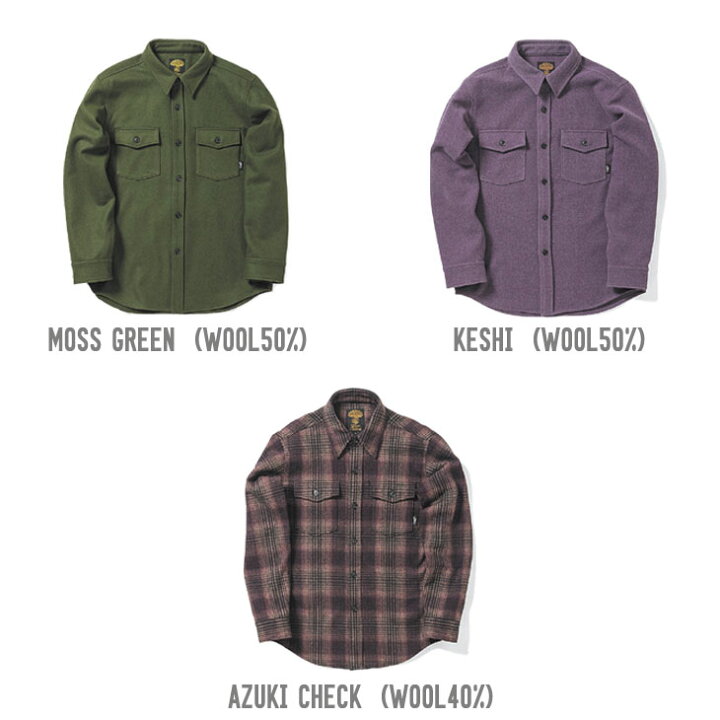 楽天市場】GREEN CLOTHING グリーンクロージング 22-23 WOOL FLANNEL 