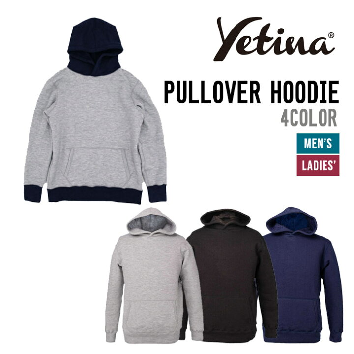 楽天市場】YETINA イエティナ PULLOVER HOODIE プルオーバー 