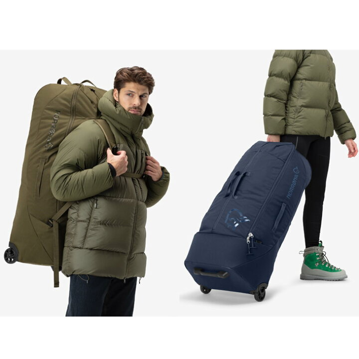 楽天市場】NORRONA ノローナ 23-24 120L TROLLEY BAG 120L トローリー  