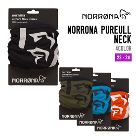 NORRONA ノローナ 23-24 NORRONA PUREULL NECK ノローナ ピュアウールネック 正規品 ユニセックス ネックウォーマー スノーボード スキー