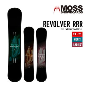 MOSS モス 24-25 REVOLVER RRR リボルバー トリプルアール 早期予約 2024-2025 スノーボード カービング ユニセックス
