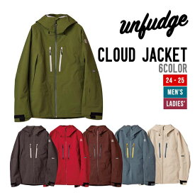 UNFUDGE アンファッジ 24-25 CLOUD JACKET クラウド ジャケット 早期予約 2024-2025 スノーボード スノーウェア ユニセックス