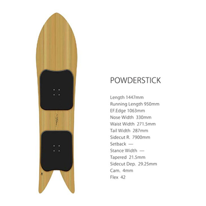 楽天市場】GENTEMSTICK ゲンテンスティック 24-25 POWDERSTICK 