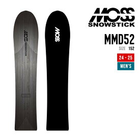 MOSS SNOWSTICK モス スノースティック 24-25 MMD52 マーメイド 早期予約 2024-2025 スノーボード パウダーボード メンズ