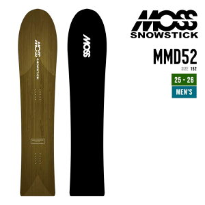 MOSS SNOWSTICK X Xm[XeBbN 25-26 MMD 52 }[Ch \ 2025-2026 Xm[{[h Xm[T[t Y