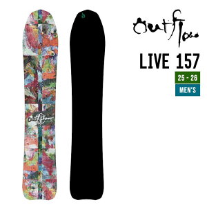 OUTFLOW �A�E�g�t���[ 25-26 LIVE 157 ���C�u �X�m�[�{�[�h 2025-2026 �t���[���� �����Y