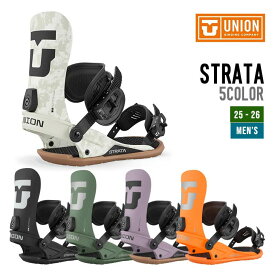 UNION ユニオン 25-26 STRATA ストラータ 早期予約 2025-2026 スノーボード ビンディング メンズ