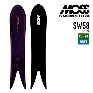 MOSS SNOWSTICK X Xm[XeBbN 25-26 SW 58 GX_u[ \ 2025-2026 Xm[{[h Xm[T[t Y