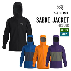 ARC'TERYX �A�[�N�e���N�X 25-26 SABRE JACKET M �Z�C�o�[�W���P�b�g �X�m�[�{�[�h ���K�i 2025-2026 �E�F�A �����Y